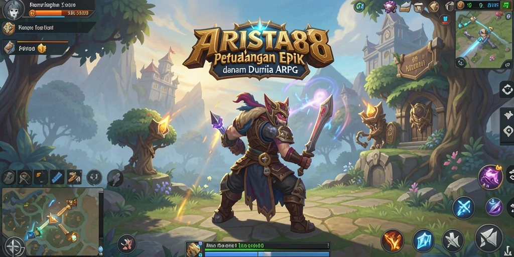 Tampilan gameplay menakjubkan dengan pertempuran epik di ARISTA88.