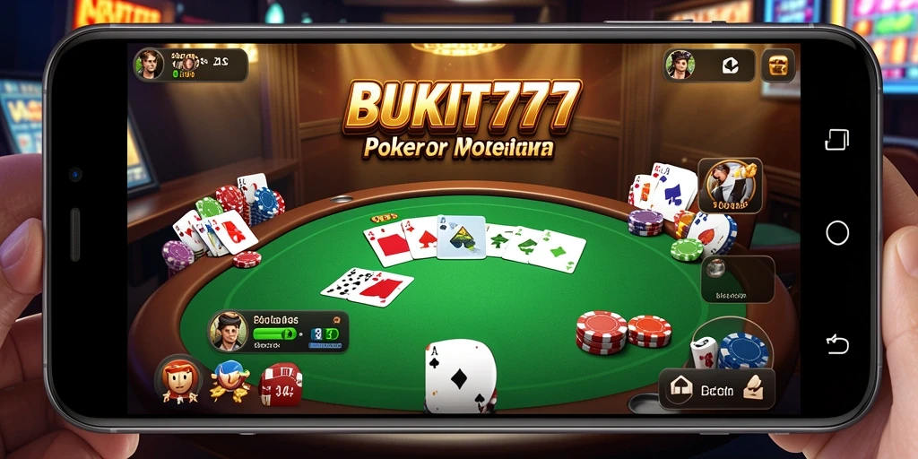 Tampilan gameplay Poker BUKIT777 yang menarik dan interaktif.