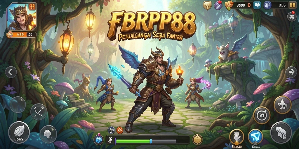 Tampilan gameplay menarik dari FBRP88 dengan aksi petualangan yang seru.