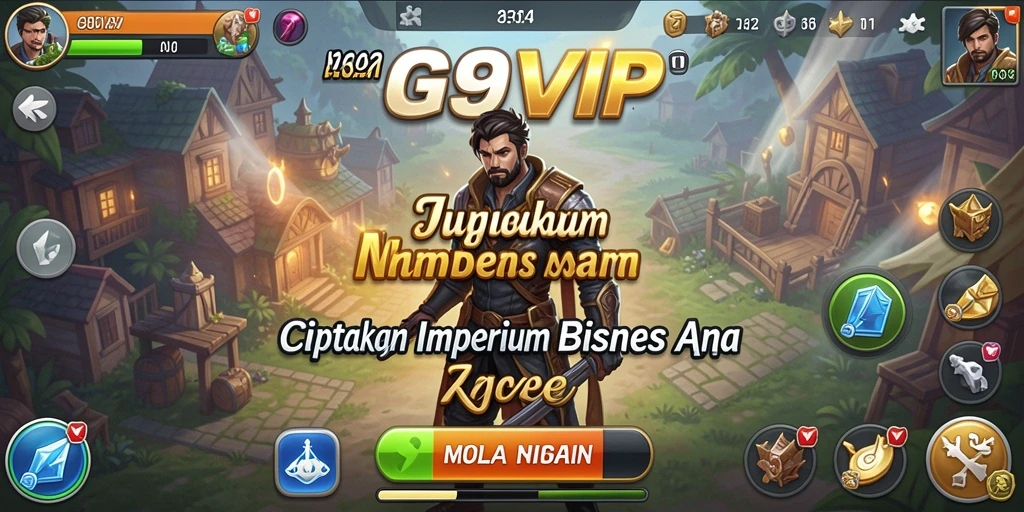 Tampilan menarik dari gameplay G9VIP yang penuh strategi Tycoon.