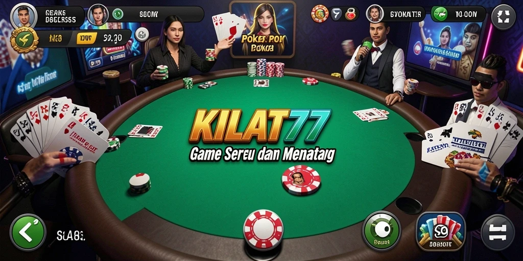 Screenshot KILAT77 menampilkan gameplay Poker yang menarik dan berkualitas tinggi.