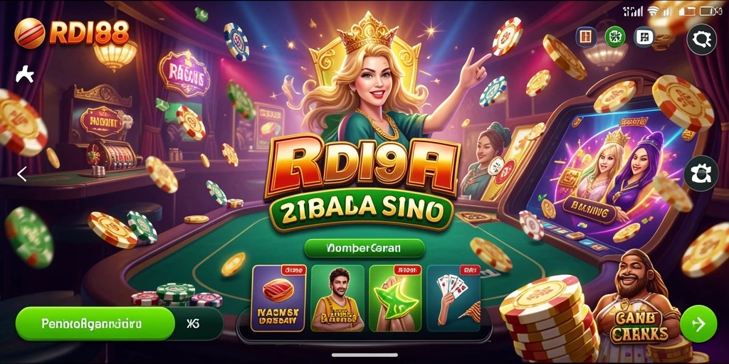 Tampilan gameplay Kasino yang menegangkan dan menarik di RDI88.