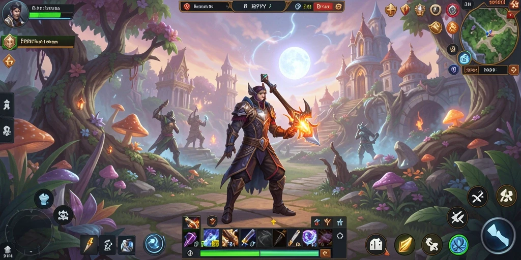 Screenshot gameplay RPYYY menampilkan petualangan seru dalam dunia MMORPG.