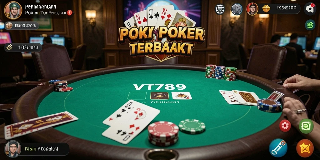 Screenshot VT789 menampilkan pengalaman gameplay poker yang seru.