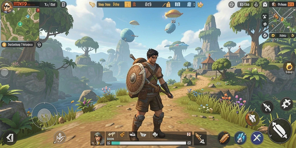 Gameplay ZK9 yang imersif dalam dunia terbuka penuh petualangan.